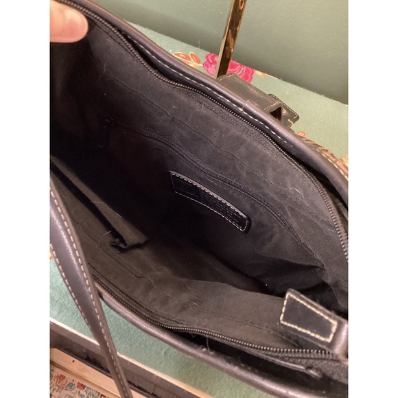 Relic Y2K Hobo Bag Brown Monogrammed Canvas Leather Trim Silver Buckle - Picture 8 of 8